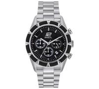 Breil Bend Herren Armbanduhr Chronograph mit Armband aus Stahl in der Farbe: Silber/Schwarz, Gehäusedurchmesser: 43 mm, TW1980