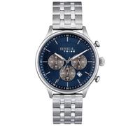 Breil Orologio Uomo Classy quadrante Mono-Colore BLU movimento Chrono QUARZO e BRACCIALE Acciaio Argento EW0642