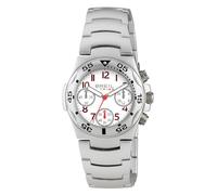 Breil Uhr Herren Ice Ziffernblatt Weiss Bewegung Chrono Quartz e Bracelet Stahl Silber EW0574