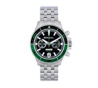 Breil Herren Armbanduhr MANTA P.R.O. mit Armband aus Edelstahl, Wasserdichtigkeit: 200 Meter, Gehäusedurchmesser: 43 mm, TW2014
