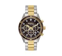 Breil Uhr Herren SAIL Ziffernblatt BRAUN Bewegung Chrono Quartz e Bracelet Stahl Silber, Gold EW0794