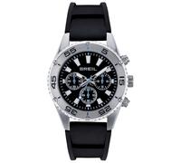 Breil Herren Chronograph Chrono mit Armband aus Polyurethane, Wasserdichtigkeit: 10 Bar, Gehäusedurchmesser: 43 mm, TW1999