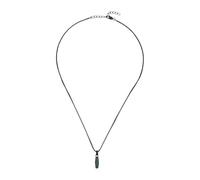 Breil Urbancore Herren Halskette aus Edelstahl hergestellt, Farbe: Schwarz, Min. Länge: 47 cm, Max. Länge: 52 cm, TJ3536