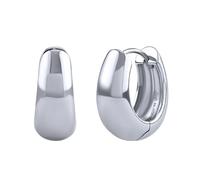 Breite Creolen aus Silber 925 Alora 18mm