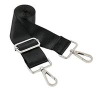 Breite Umhängetaschen Strap, Schultergurt für Taschen Verstellbarer, Schultergurt Taschengurt Schwarz 3.8cm Breit, Canvas Handtasche Taschenriemen, Taschengurte zum Wechseln