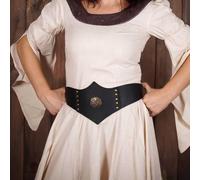 Breiter Ledergürtel mit Wikinger Greiftier Beschlag