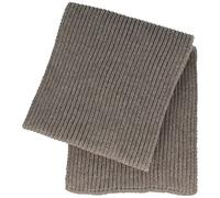 Breiter Schal Herren, Strickschal aus Wolle (Merino), 20 cm 180 cm Länge Hellgrau