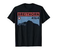 Breithorn Traverse Zermatt Wallis Klettern Wandern Geschenke T-Shirt