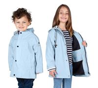 Breizh Ocean - Gewachste Unisex Kinder Regenmantel ARTIC KID, Mit Kapuze, Regenschutz, innen Fleece - 1 Jahr bis 14 Jahre