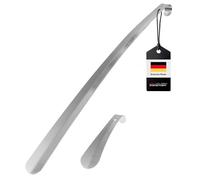 bremermann Schuhlöffel, Schuhanzieher 2er Set, 16 und 58 cm, aus Edelstahl