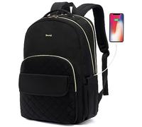 Breold Rucksack Laptop Damen 15,6",Schulrucksack Mädchen Teenager Schultasche Frauen für Universität Studium Arbeit Büro Schule für Studenten Lehrer