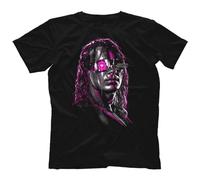 Bret The Hitman Hart - Bret Hart Terminator T-Shirt Black 3XL