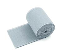 Breyhda 5 Meter 1,4 mm Dickes Gummiband, 50 mm, Dekoration, Kleidung, Gummiband, DIY-Nähzubehör,Grau,50mm