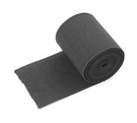 Breyhda 5 Meter 1,4 mm Dickes Gummiband, 50 mm, Dekoration, Kleidung, Gummiband, DIY-Nähzubehör,Schwarz,50mm