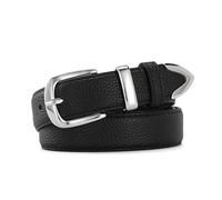 Breyhda Damen-Ledergürtel, 2,8 cm breit, Jeansgürtel für Damen, dekorative Gürtel, Bekleidungszubehör,Schwarz,95cm