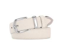 Breyhda Damen-Ledergürtel, 2,8 cm breit, Jeansgürtel für Damen, dekorative Gürtel, Bekleidungszubehör,Weiß,105cm