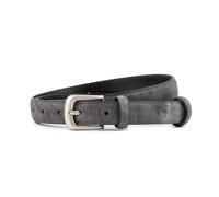 Breyhda Dünner Damengürtel, Jeans-Dekogürtel, Dornschließe, Bundbreite 2,3 cm, für Kleidungszubehör,Schwarz,105x2.3cm
