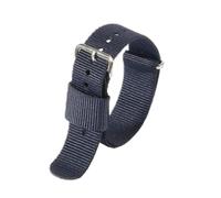 Breyhda Gewebtes Uhrenarmband aus Nylon, 16-22 mm - Ersatzarmband, weich und langlebig, universell passend für die meisten Uhren, Uhrenzubehör,17mm