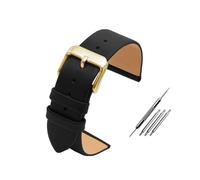 Breyhda Uhrenarmband aus echtem Leder - 12-20 mm, Unisex-Ersatzband für Männer/Frauen,14mm