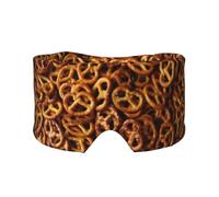 Brezeln Brot Muster, Vollständige Augenabdeckungen, lichtblockierende Augenmaske, Schlafaugen- und Ohrenschützer