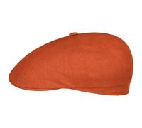 Bricksford 8 Panel Leinen Flatcap by Stetson rost 59 cm