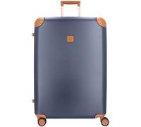 Brics Amalfi 4-Rollen Trolley dunkelblau, Polycarbonat, 56 x 82 x 30cm