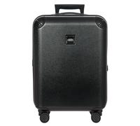 Bric's Amalfi Spinner Koffer, Leichtes Erweiterbares Hartschalengepäck mit leichtgängigen 360°-Rädern und TSA-Schloss, Schwarz, 21 Inch, Amalfi 53,3 cm Spinner Trunk 909 Schwarz/Schwarz