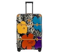 Bric's Andy Warhol Spinner Handgepäck - Travel as Art Marilyn Print, Luxuskoffer mit Lederbesatz, Mehrfarbige Flora mit schwarzem Bezug, Checked-Large, Großer Spinner Trolley Bric's.us+1