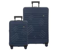 Bric's B|Y Ulisse Set mit 2 Spinnern, leicht, Hardside, 53,3 cm, erweiterbarer Handgepäck-Spinner und 76,2 cm erweiterbarer Check-in-Spinner, Ozeanblau, 21" and 30" set, Ohne Tasche