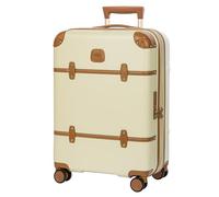 Bric's Bellagio 3.0 Spinner Trunk - Luxus-Hartschalengepäck mit großen Rädern, Teleskopgriff, Lederdetails - erweiterbarer Rollkoffer