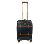 Brics Bellagio - 4-Rollen-Kabinentrolley mit Vortasche 55 cm erw. recycelt (blue/tan)