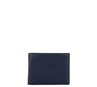 Bric's Bernina Horizontale Herren-Brieftasche aus Leder mit RFID-Schutz, Münzfach, Fach für Geldscheine und 16 Kartenfächer, Größe: 9,5 cm x 12,5 cm x 2,5 cm, Ozeanblau