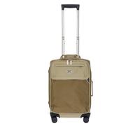 Bric's Milano Kabinentrolley Replay Sand Wood – S 55 cm, 4 Rollen, Braun