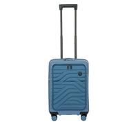 Brics Ulisse 4-Rollen Trolley blaugrau, Kunststoff, 37 x 55 x 24cm