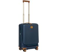 Brics Capri 4-Rollen Trolley mit Vortasche 55 cm - Blue