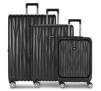 Bric's Cervia 2.0 4 Rollen Kabinentrolley 77 cm Laptopfach mit Dehnfalte schwarz
