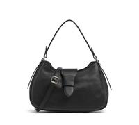 Brics Gondola Beuteltasche schwarz, genarbtes Leder, Damen