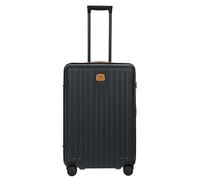 Bric's Hartschalen-Trolley Erweiterbar, Kollektion Capri, Mittelgroßer Koffer mit 4 Rollen, Leicht und Widerstandsfähig, USB-Anschluss, Integriertes TSA-Schloss, Maße: 48x69x28/32, Schwarz