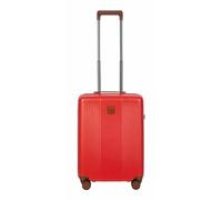 Bric's Kleiner Hartgepäck Kabinen-Koffer | Cabin-Trolley 38 x 20 x 55 cm aus hochwertigem, robustem Polycarbonat Material | für Damen und Herren | 4 Doppelrollen & TSA-Schloss | Ferrara Serie