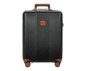 Bric's Kleiner Hartgepäck Kabinen-Koffer | Cabin-Trolley 38 x 20 x 55 cm aus hochwertigem, robustem Polycarbonat Material | für Damen und Herren | 4 Doppelrollen & TSA-Schloss | Ferrara Serie