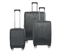 Bric's Cervia 2.0 4 Rollen Kabinentrolley 77 cm Laptopfach mit Dehnfalte schwarz