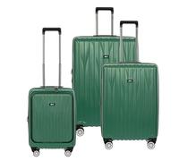 Bric's Koffer-Set 3-teilig für Damen und Herren | Reise-Trolleys 52,5 x 29,5 x 77 cm aus hochwertigem, robustem Polypropylen Material | Erweiterbar & TSA-Schloss| Cervia 2.0 Serie