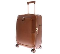 Bric's Leder mit Laptopfach Life Pelle Trolley 4 Wheel Leather braun 75cm
