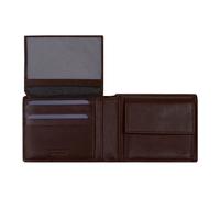 Bric's Ledergeldbörse mit Münzfach und Dokumentenhalter Dunkelbraun - Farb-Varianten: Dunkel Braun