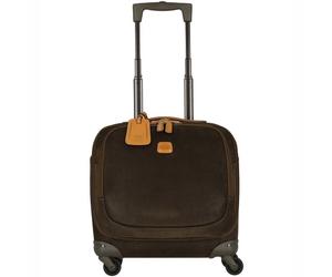 Bric's Life 4-Rollen Pilotentrolley 43 cm Laptopfach braun