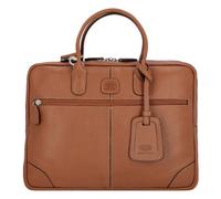 Bric's Life Pelle Aktentasche Leder 38 cm Laptopfach braun