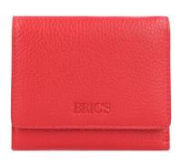 Bric's Milano – Brieftasche Kompakt Marmolada – Rot – 11 x 9,5 x 3 cm