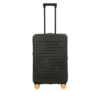 Bric's Milano – Hartschalen‑Trolley Ulisse B – Mittelgroß, erweiterbar – Olive, 43x65x26 cm