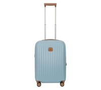 Bric's Taormina 4 Rollen Trolley S 57 cm mit Dehnfalte blau