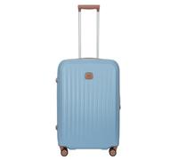 Bric's Taormina 4 Rollen Trolley M 69 cm mit Dehnfalte blau